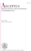 Proposte di integrazione a P.Laur. IV 167: frammento di resoconto sulla manutenzione delle dighe