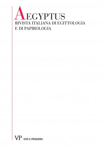 Bibliografia metodica: degli studî di egittologia e di papirologia