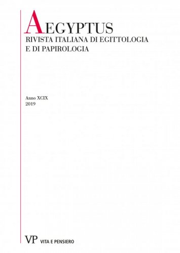 Due papiri medici della collezione dell’Università Cattolica del
Sacro Cuore di Milano